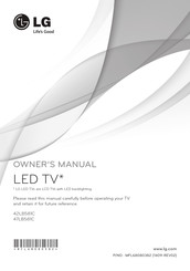 LG 42LB581C Manual Del Usuario