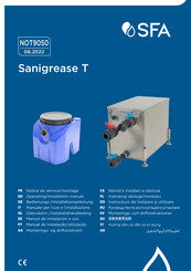 SFA SANIGREASE T 60 Manual De Instalación