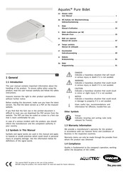 Invacare Aquatec Pure Bidet Manual Del Usuario