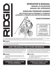 RIDGID RD80702 Manual Del Operador