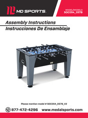 MD SPORTS SOC054 057B Instrucciones De Ensamblaje