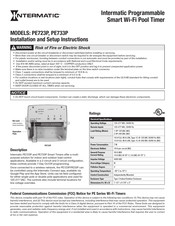 Intermatic PE733P Manual De Instrucciones