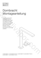 Dornbracht 32 805 680-FF 0010 Instrucciones De Montaje
