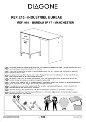 Diagone MANCHESTER E15018 Instrucciones De Montaje