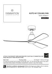 Fanimation SHOWROOM Serie Manual Del Usuario