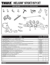 Thule HELIUM 970XT Manual De Instrucciones