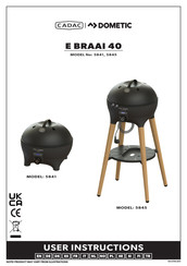 Cadac DOMETIC E BRAAI 40 Instrucciones Para El Usuario