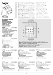 Hager TS 206D Manual De Instrucciones