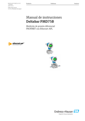 Endress+Hauser Deltabar PMD75B Manual De Instrucciones