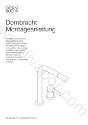 Dornbracht 32 800 790-FF 0010 Instrucciones De Montaje