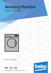 Beko WTE 11735 XCST Manual Del Usuario