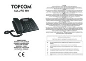 Topcom ALLURE 150 Manual De Usuario