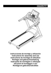 BH FITNESS G6428NTFT Instrucciones De Montaje Y Utilización