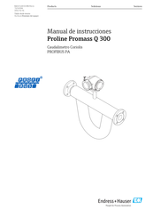 Endress+Hauser Proline Promass Q 300 Manual De Instrucciones