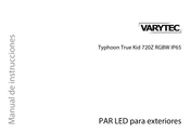 thomann Varytec Typhoon True Kid 720Z RGBW IP65 Manual De Instrucciones