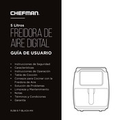 Chefman RJ38-5-T-BLACK-MX Guía De Usuario