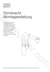 Dornbracht 33 840 790-FF 0010 Instrucciones De Montaje