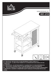 HOMCOM 801-210 Instrucciones De Montaje