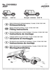 Jaeger 21610502J Instrucciones De Montaje