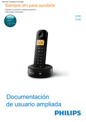 Philips D165 Documentación De Usuario