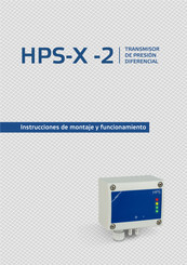 Sentera Controls HPS-X-2 Instrucciones De Montaje Y Funcionamiento