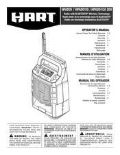 Hart HPAD01 Manual Del Operador