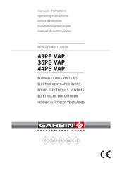 Garbin 36PE VAP Manual De Instrucciones