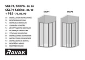 RAVAK SKCP4 90 Instrucciones De Montaje
