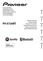 Pioneer FH-S720BT Manual De Instrucciones