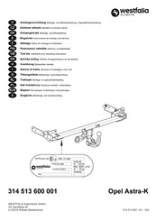 Westfalia 314 513 600 001 Instrucciones De Montaje Y De Servicio