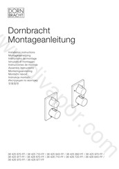 Dornbracht 36 425 970-FF Instrucciones De Montaje