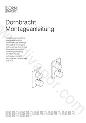 Dornbracht 36 426 970-FF Instrucciones De Montaje