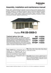 Lemeks Palmako PA120-5959-3 Instrucciones De Montaje, Instalación Y Mantenimiento