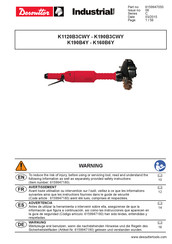 Desoutter K1120B3CWY Manual Del Usuario