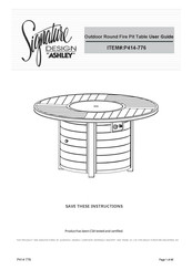 Ashley Signature Design P414-776 Manual Del Usuario