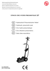 Chicago Pneumatic CP9435 Instrucciones De Manejo/Instrucciones De Seguridad