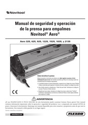 Novitool Aero 2135 Manual De Seguridad Y Operacion