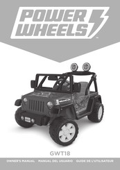 Mattel Power Wheels GWT18 Manual Del Usuario