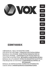 Vox EBM7000BIX Manual De Instrucciones