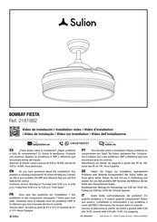 Sulion BOMBAY FIESTA Manual De Instrucciones