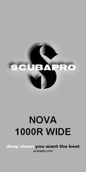 Scubapro NOVA 1000R WIDE Manual De Instrucciones