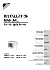 Daikin 4MKS75E3V1B Manual De Instalación