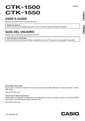 Casio CTK-1550 Guia Del Usuario