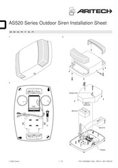 Aritech AS520 Serie Instrucciones De Instalación