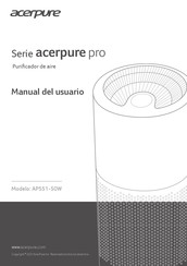 Acer acerpure pro Serie Manual Del Usuario