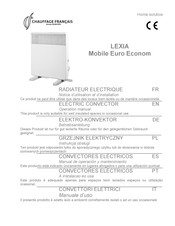 CHAUFFAGE FRANCAIS LEXIA Mobile Euro Econom Manual De Operación Y Mantenimiento