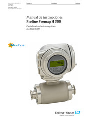 Endress+Hauser Proline Promag H 300 Manual De Instrucciones