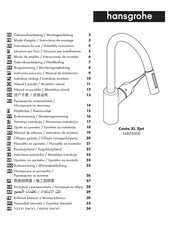 Hansgrohe Cento XL 2jet 14803000 Modo De Empleo/Instrucciones De Montaje