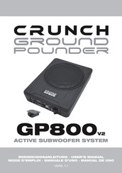 Crunch GP800 Manual De Uso