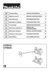 Makita UT002GZ Manual De Instrucciones